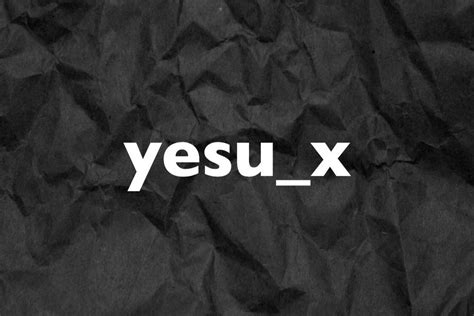 twitter yesu_x